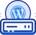 Ícono de hosting WordPress